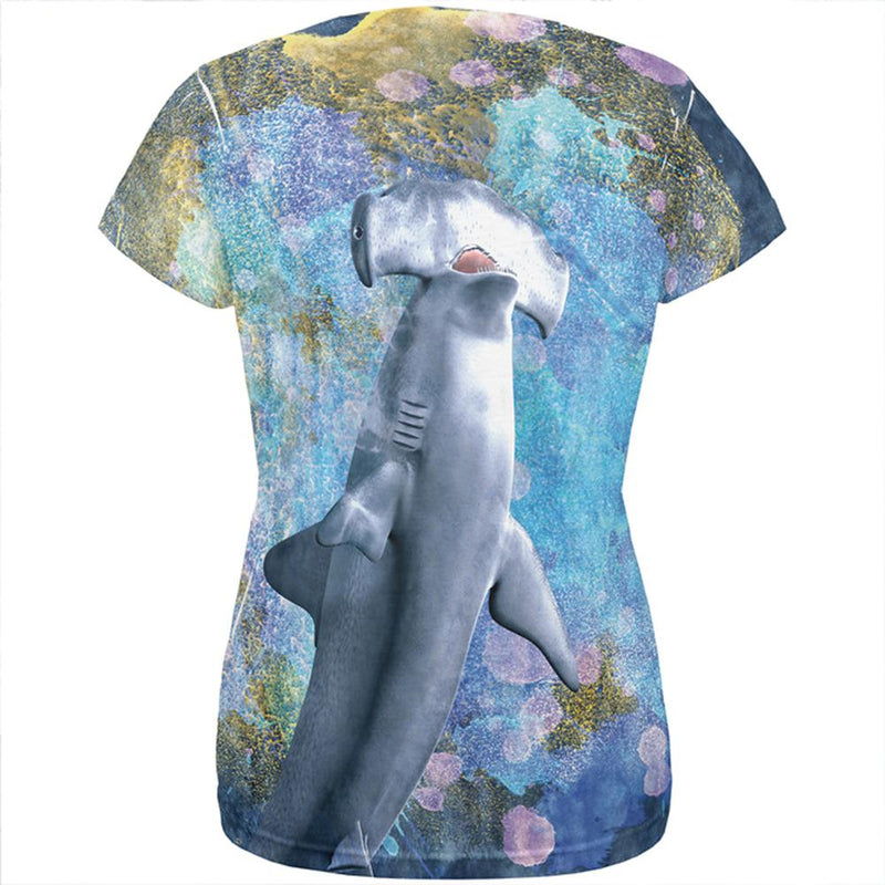Hammerhead Distressed Splatter All Over Womens T Shirt Women's T-Shirts Old Glory