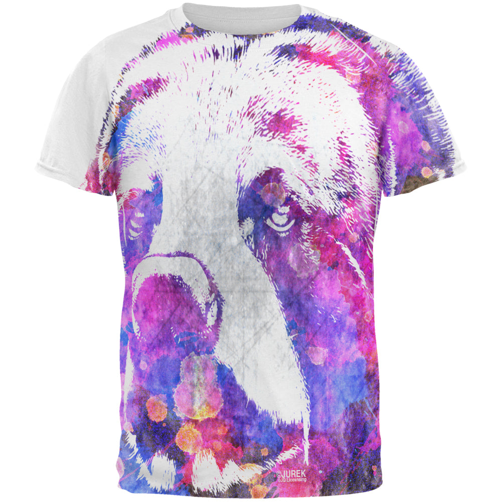 Spirit Bear Splatter All Over Mens T Shirt Men's T-Shirts global 2XL Multi
