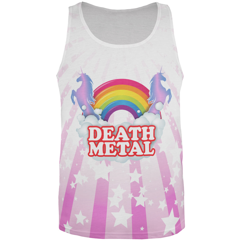 Death Metal Rainbow All Over Mens Tank Top Men's Tank Tops Old Glory 3XL Multi