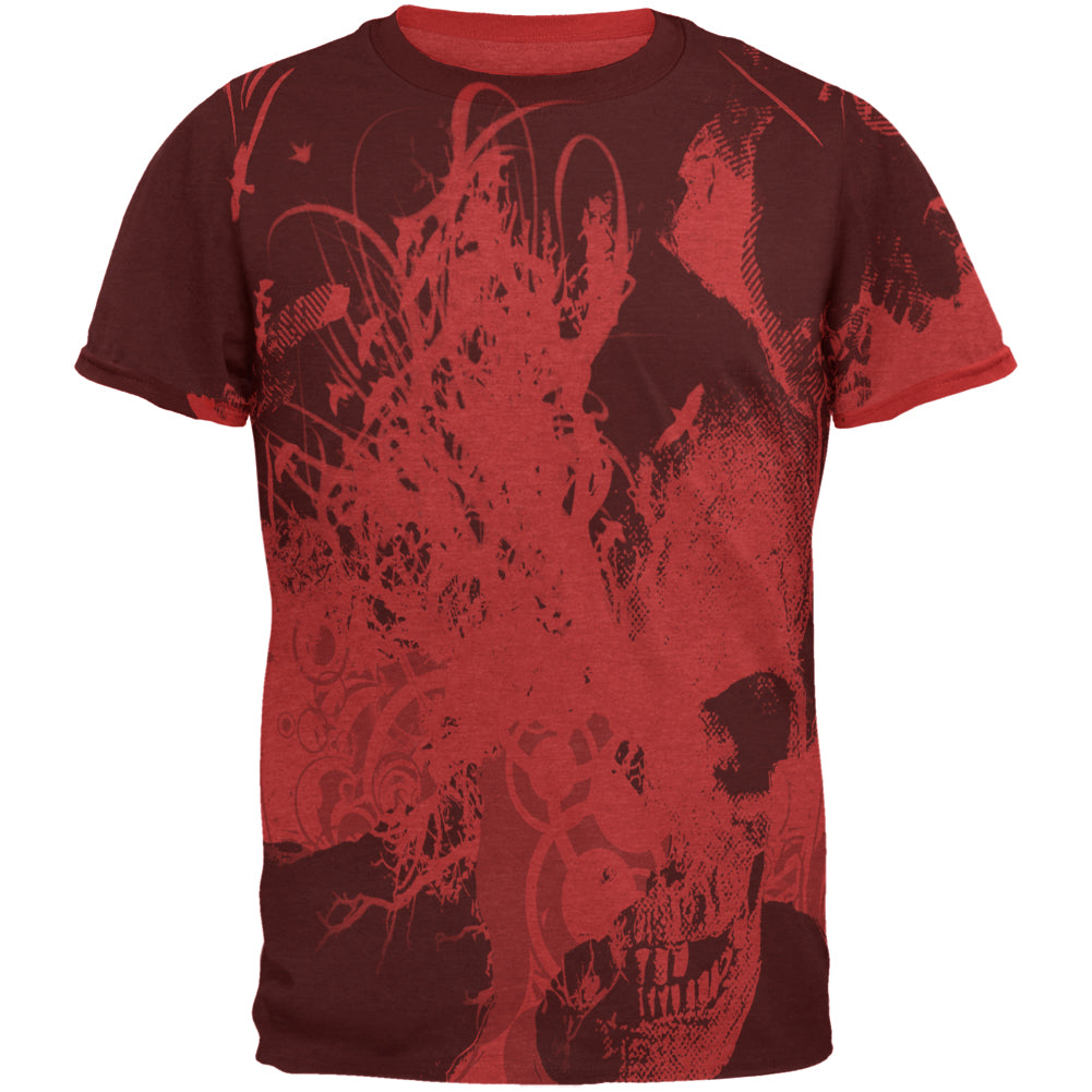 Subliminal Messages Mens Ringer T Shirt Men's T-Shirts Old Glory 2XL Red
