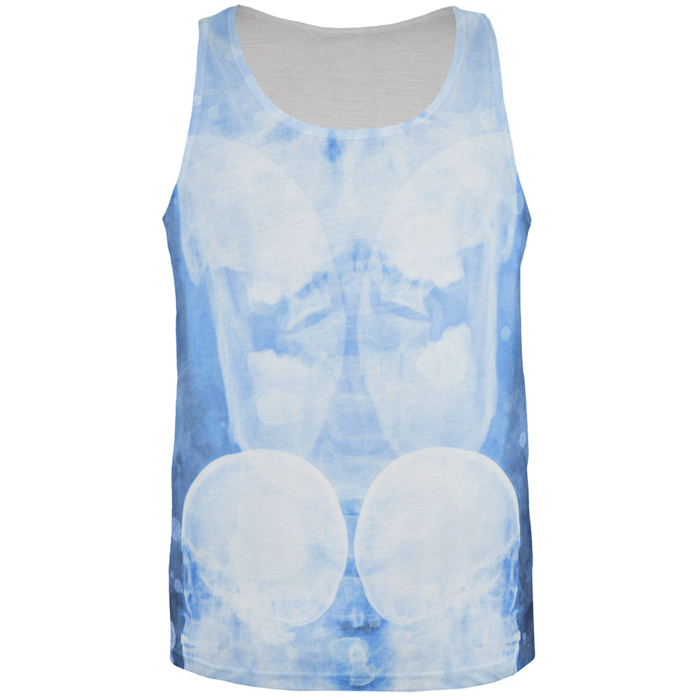 Dead Inside Skull X-Ray Splatter All Over Mens Tank Top Men's Tank Tops Old Glory 3XL Multicolored