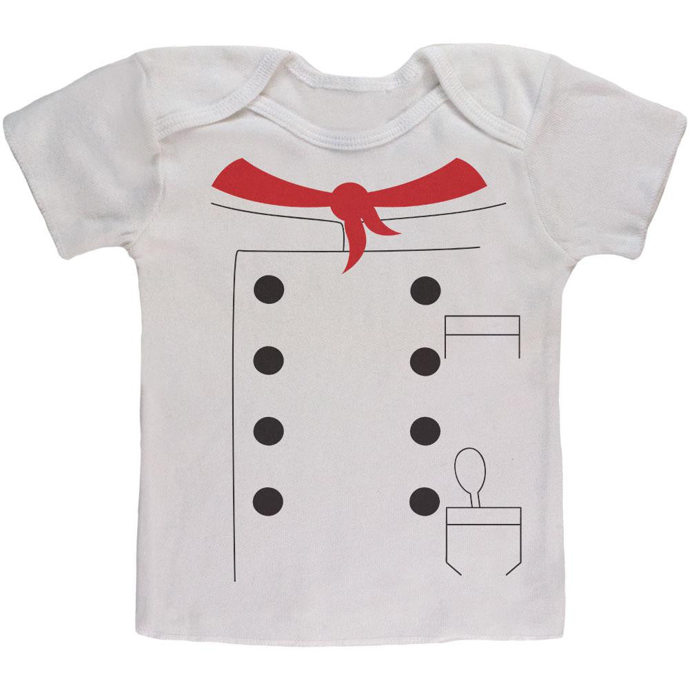 Halloween Chef Costume Baby T Shirt Infant T-Shirts Old Glory 12MO White