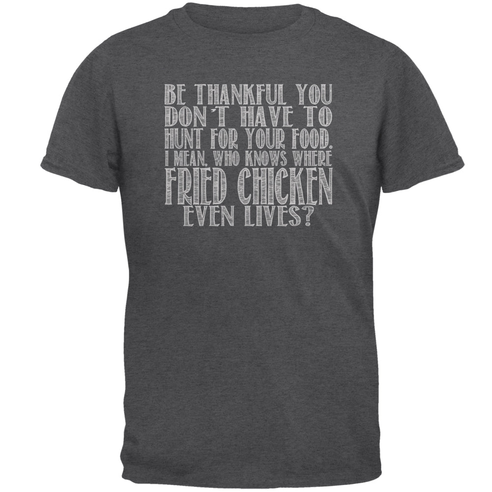 Hunt For Fried Chicken Mens T Shirt Men's T-Shirts Old Glory 2XL Dark Heather