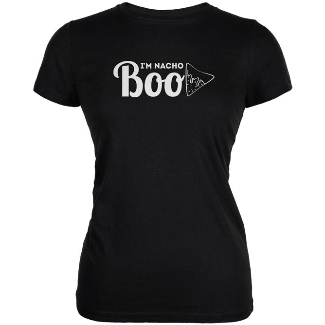 Nacho Boo Juniors Soft T Shirt Juniors T-Shirts Old Glory 2XL Black