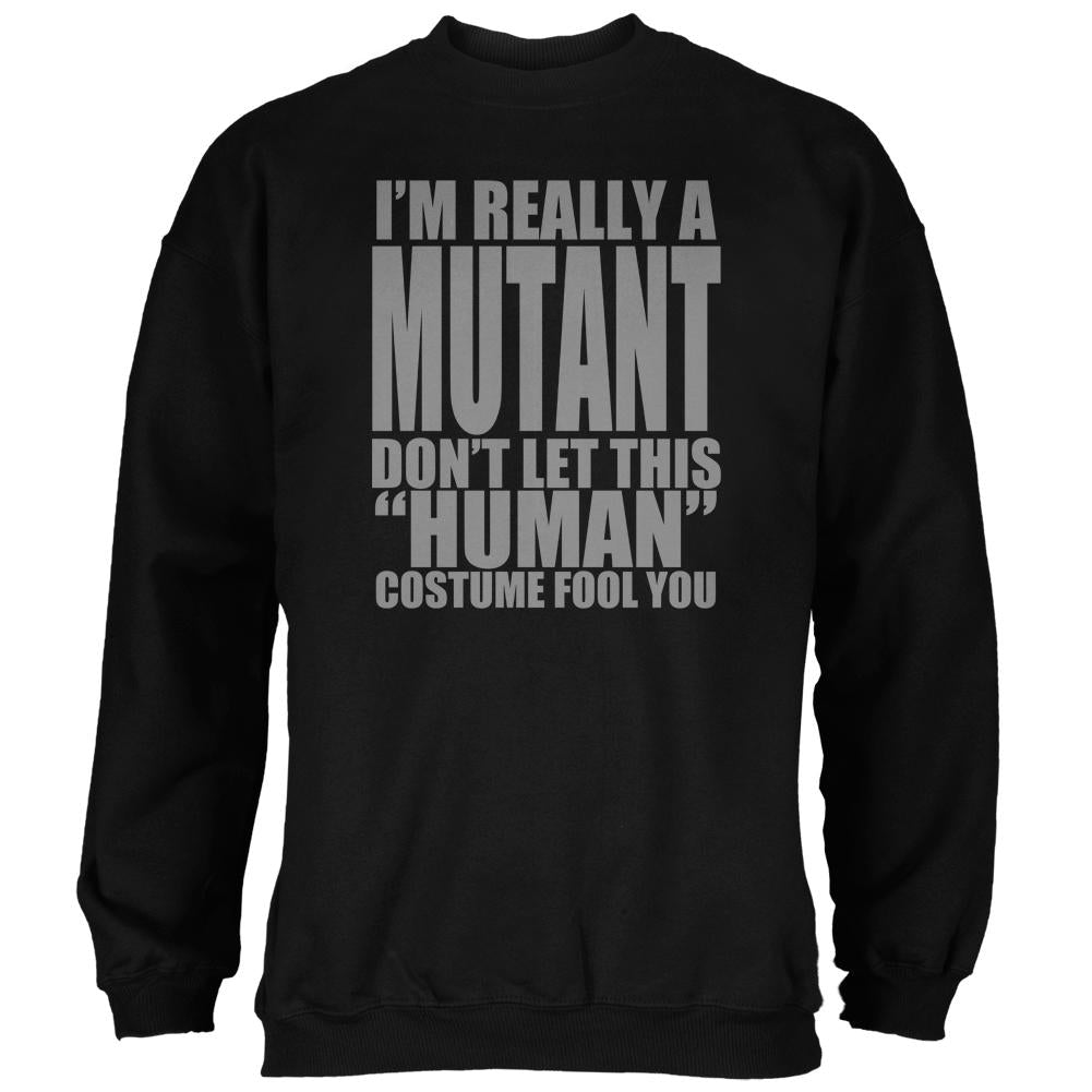 Halloween Human Mutant Costume Mens Sweatshirt Men's Sweatshirts Old Glory 2XL Black