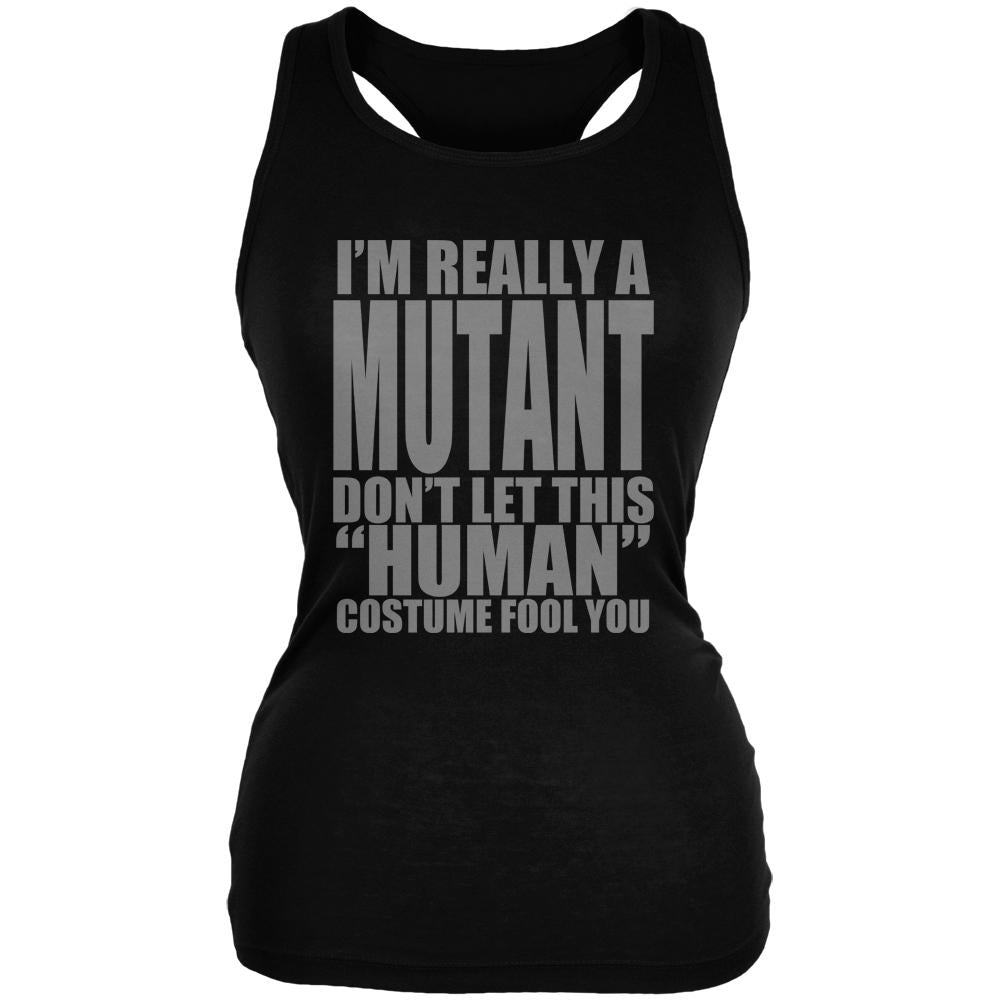 Halloween Human Mutant Costume Juniors Soft Tank Top Juniors Tank Tops Old Glory 2XL Black