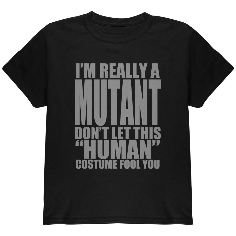 Halloween Human Mutant Costume Youth T Shirt Youth T-Shirts Old Glory LG Black