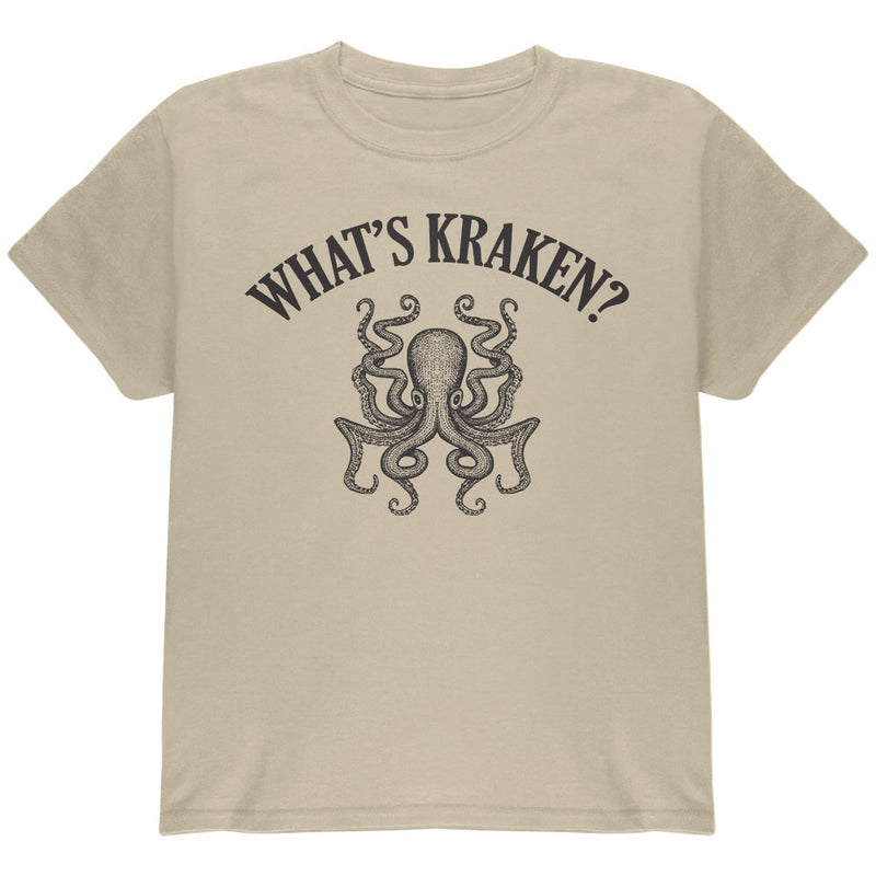 What's Kraken? Youth T Shirt Youth T-Shirts Old Glory YLG Sand