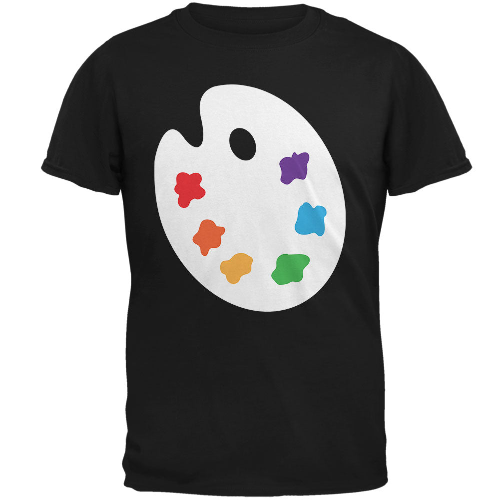 Halloween Artist Palette Costume Mens T Shirt Men's T-Shirts Old Glory 2XL Black