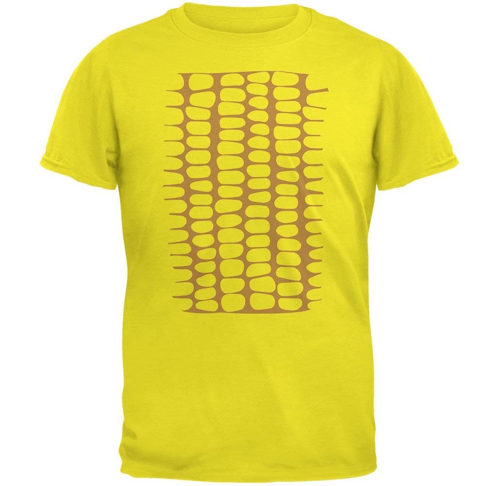 Halloween Corn on the Cob Costume Mens T Shirt Men's T-Shirts Old Glory 2XL Bright Yellow