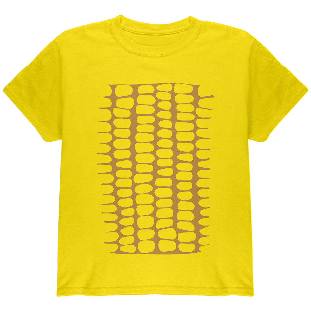 Halloween Corn on the Cob Costume Youth T Shirt Youth T-Shirts Old Glory YLG Yellow