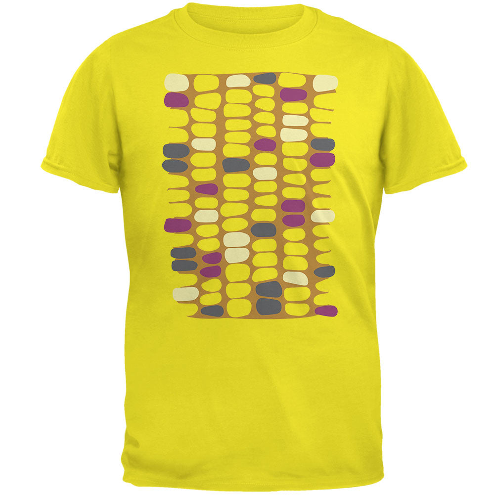 Halloween Indian Flint Corn Costume Mens T Shirt Men's T-Shirts Old Glory 2XL Bright Yellow