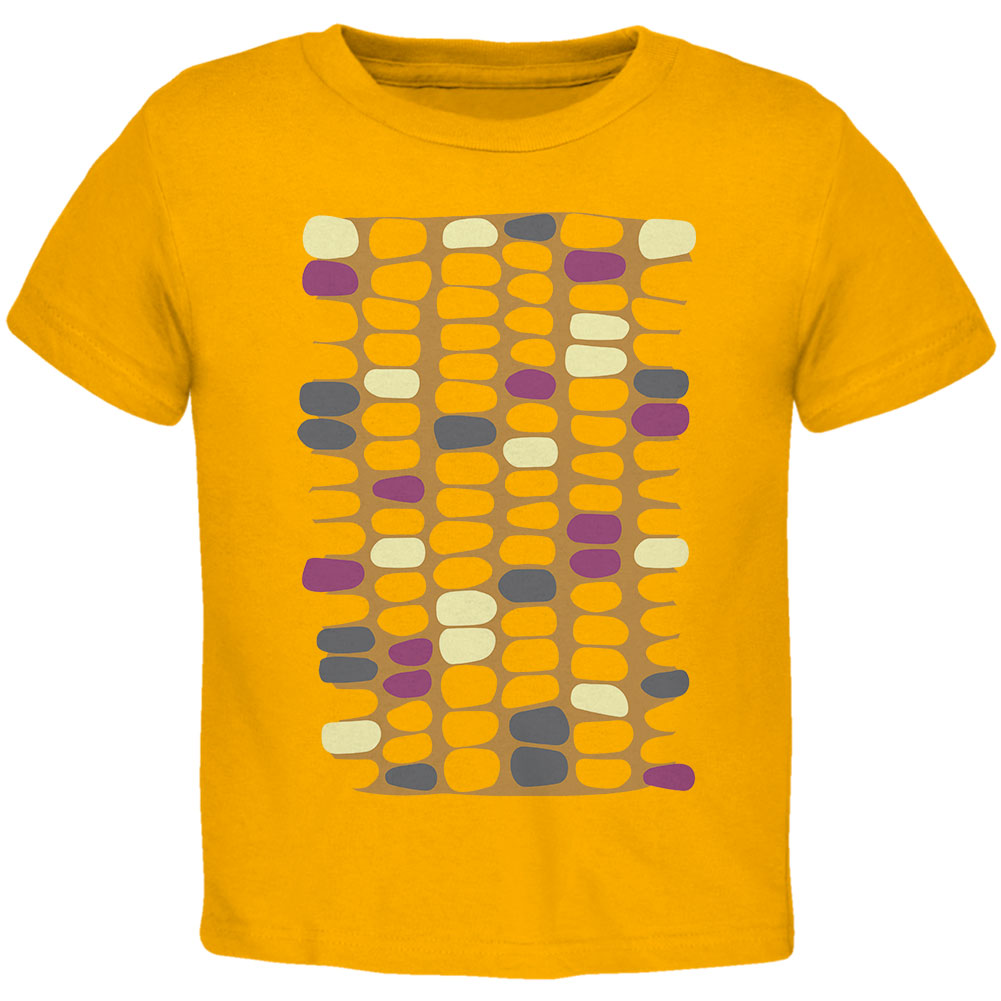 Halloween Indian Flint Corn Costume Toddler T Shirt Toddler T-Shirts Old Glory 2T Gold