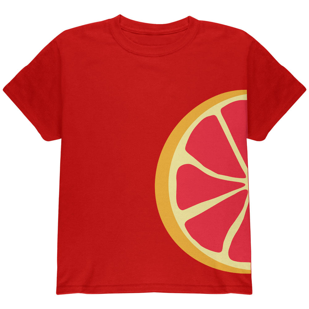 Grapefruit Slice Costume Youth T Shirt Youth T-Shirts Old Glory YLG Red