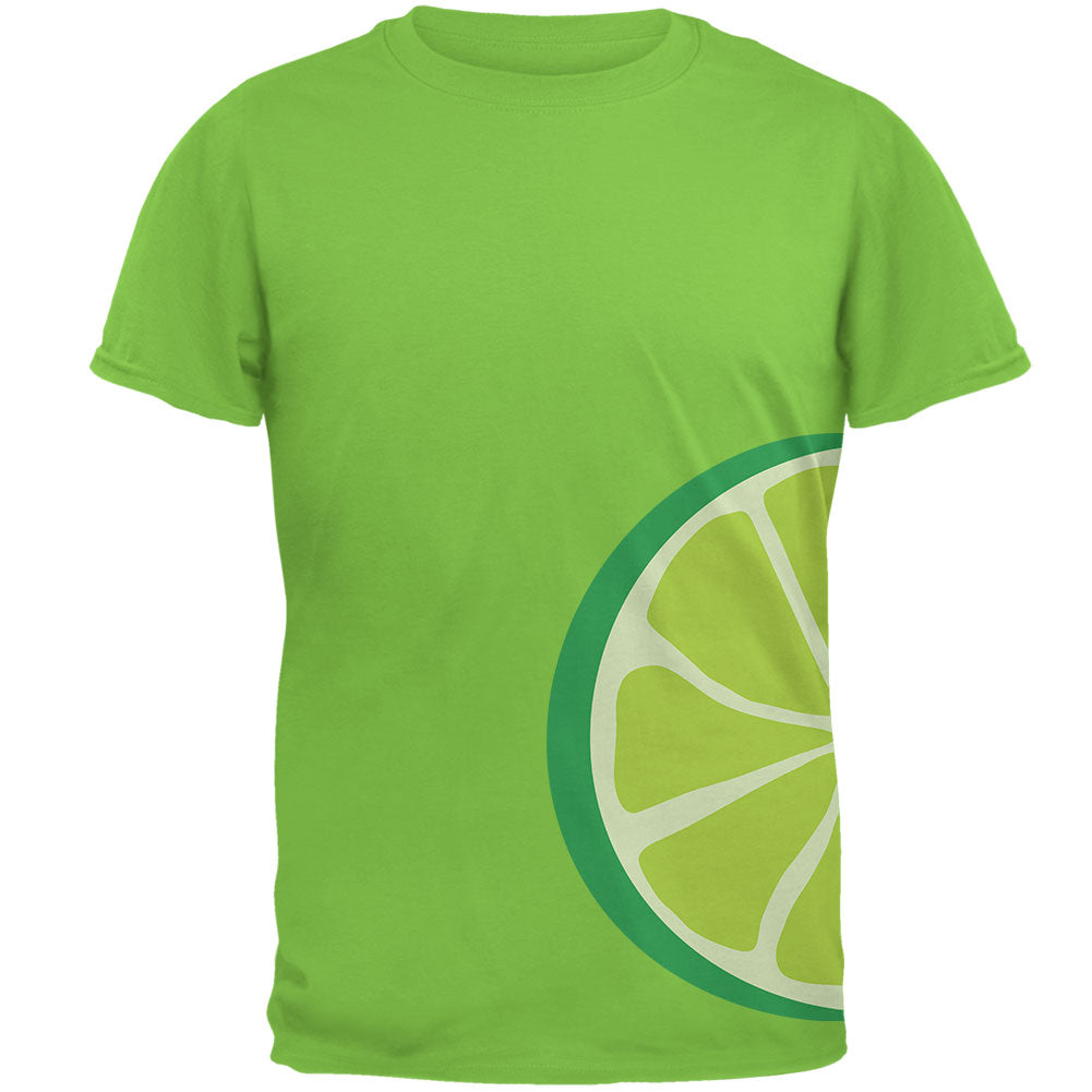 Lime Slice Costume Mens T Shirt Men's T-Shirts Old Glory 2XL Lime