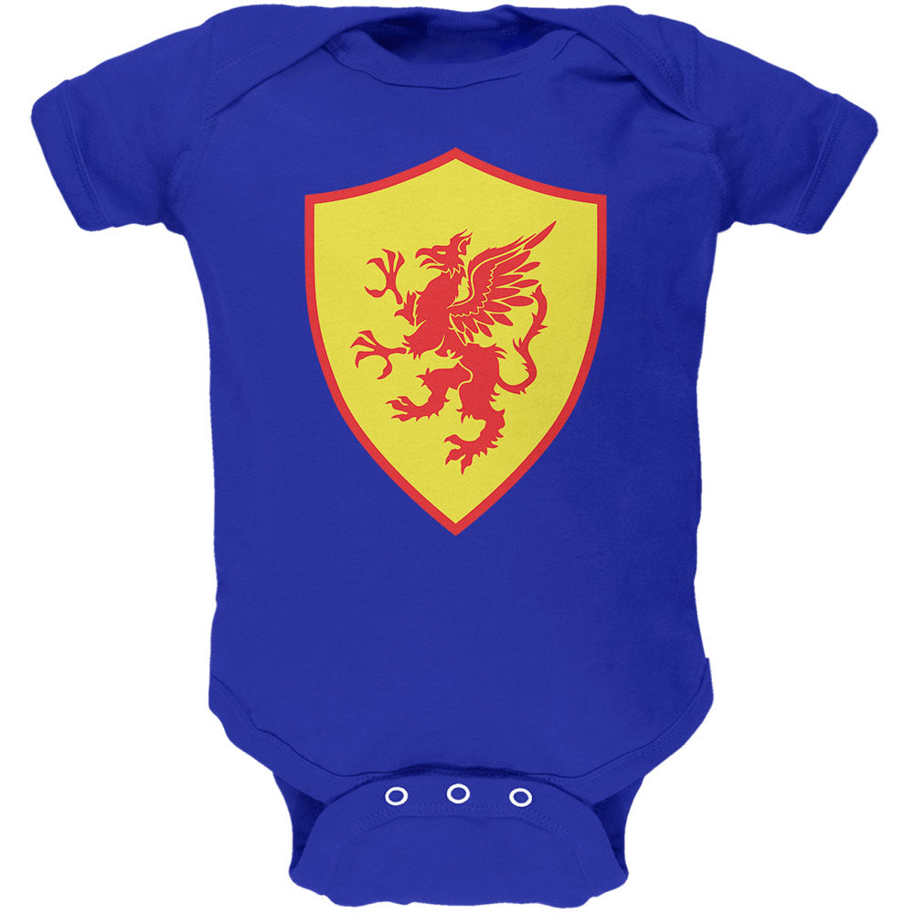 Halloween Knight Shield Costume Griffin Soft Baby One Piece Baby One Piece Old Glory 0-3M Royal