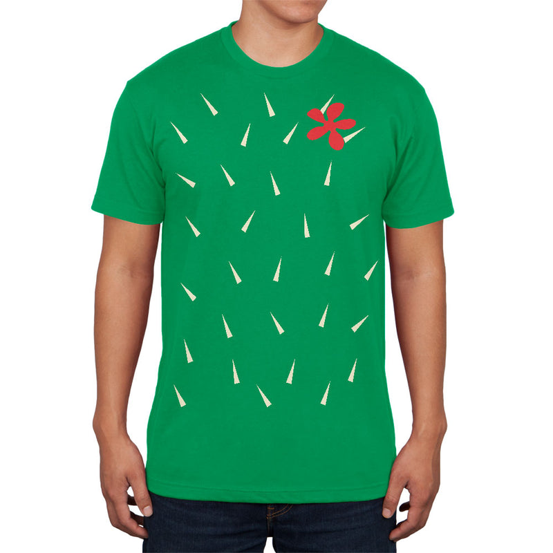 Halloween Cactus Costume Mens T Shirt Men's T-Shirts Old Glory 2XL Irish Green