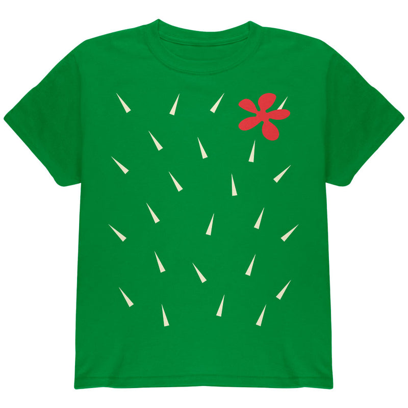 Halloween Cactus Costume Youth T Shirt Youth T-Shirts Old Glory YLG Irish Green