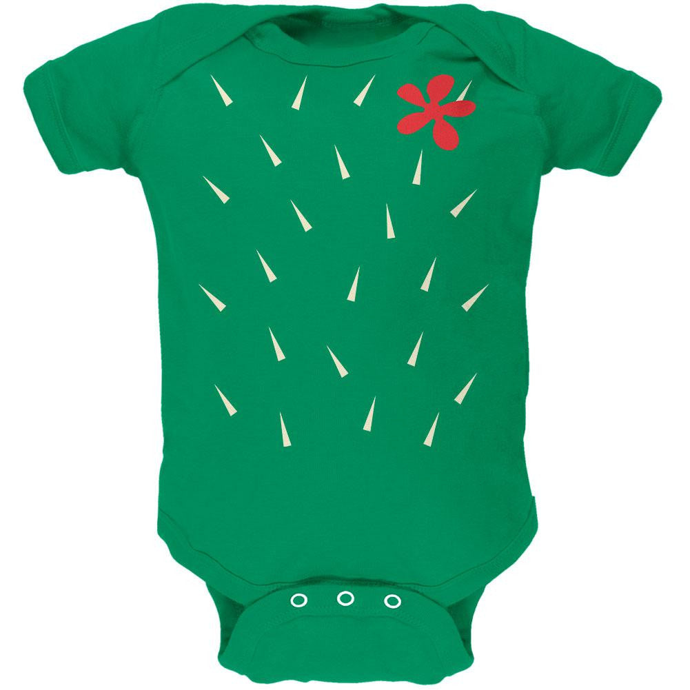 Halloween Cactus Costume Soft Baby One Piece Baby One Piece Old Glory 0-3M Green