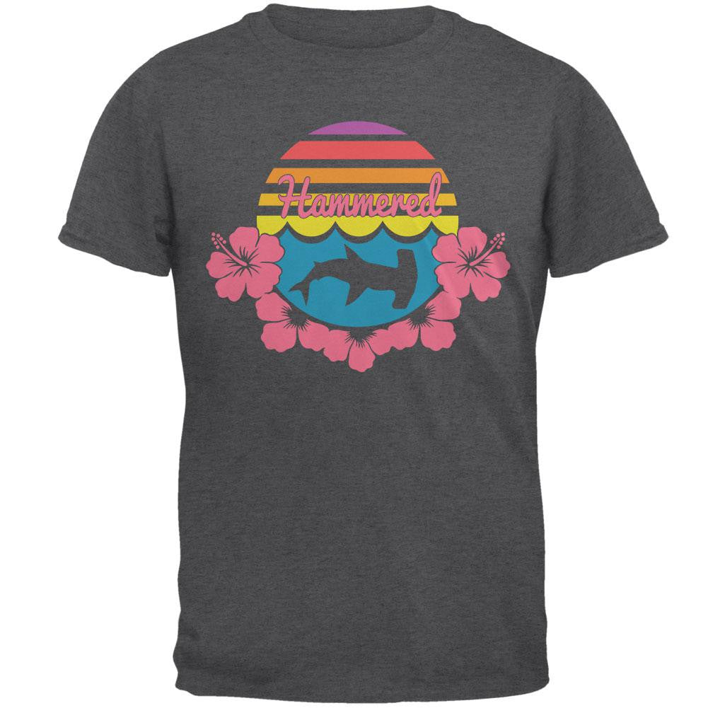Summer Sun - Hammered Mens Soft T Shirt Men's T-Shirts Old Glory 2XL Grey