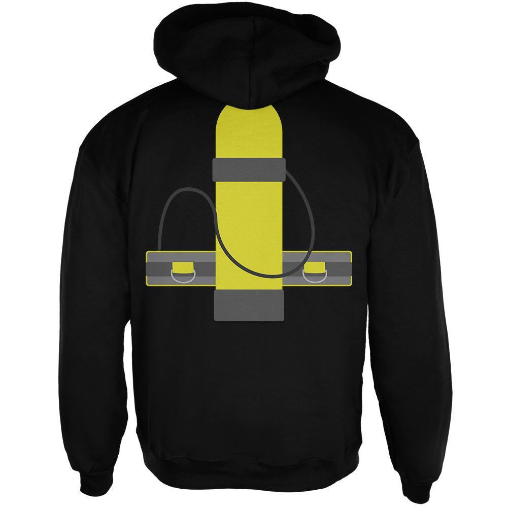 Halloween Costume Scuba Diver Costume Mens Hoodie Men's Hoodies Old Glory
