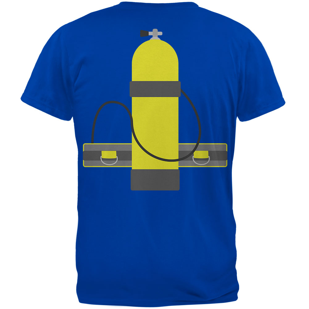 Halloween Costume Scuba Diver Costume Mens T Shirt Men's T-Shirts Old Glory