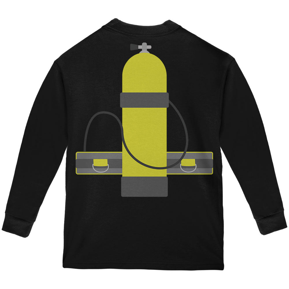 Halloween Costume Scuba Diver Costume Youth Long Sleeve T Shirt Youth Long Sleeves Old Glory