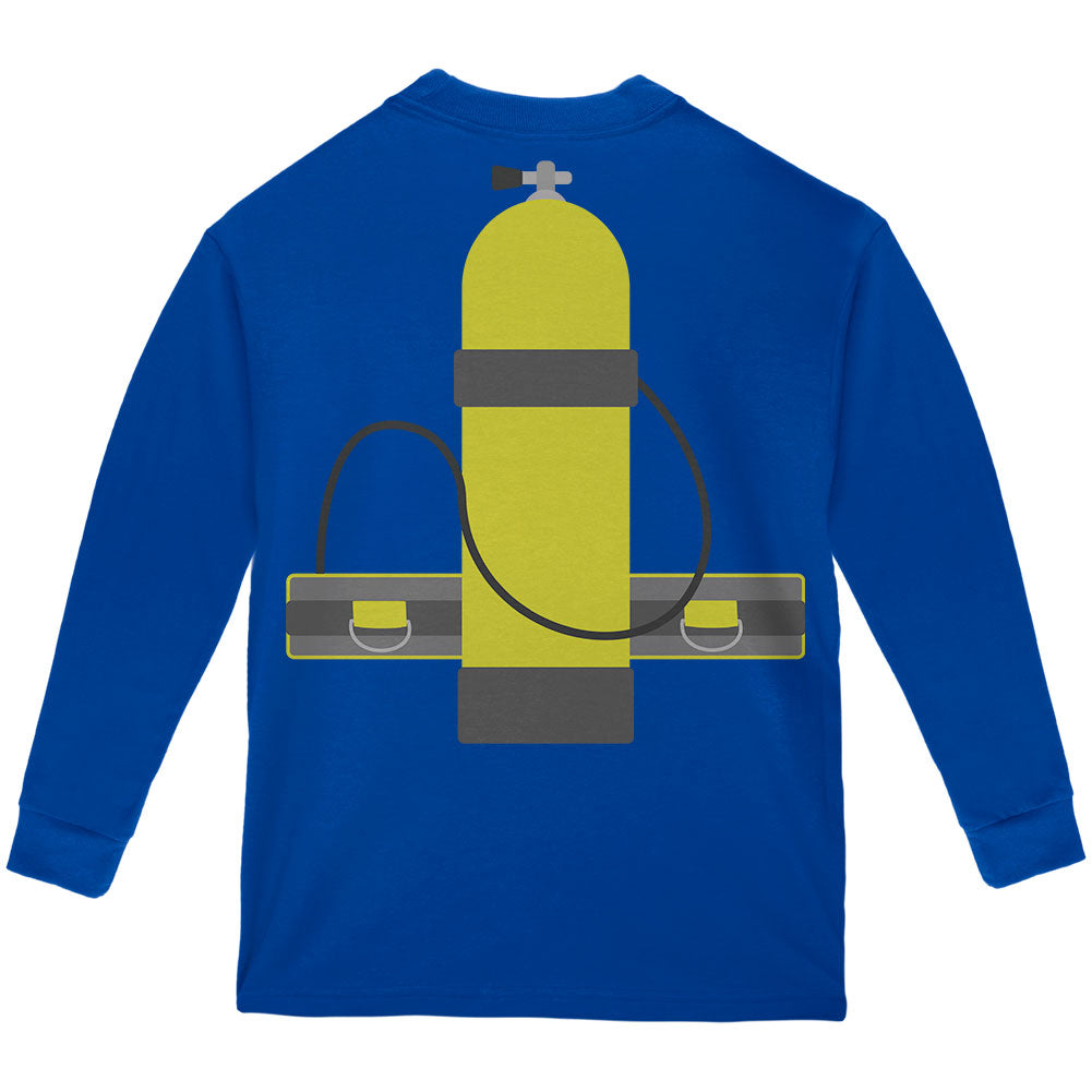 Halloween Costume Scuba Diver Costume Youth Long Sleeve T Shirt Youth Long Sleeves Old Glory