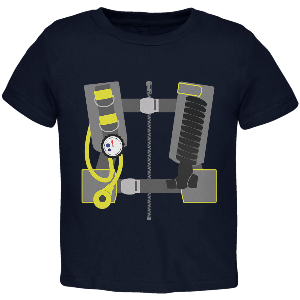 Halloween Costume Scuba Diver Costume Toddler T Shirt Toddler T-Shirts Old Glory 2T Navy