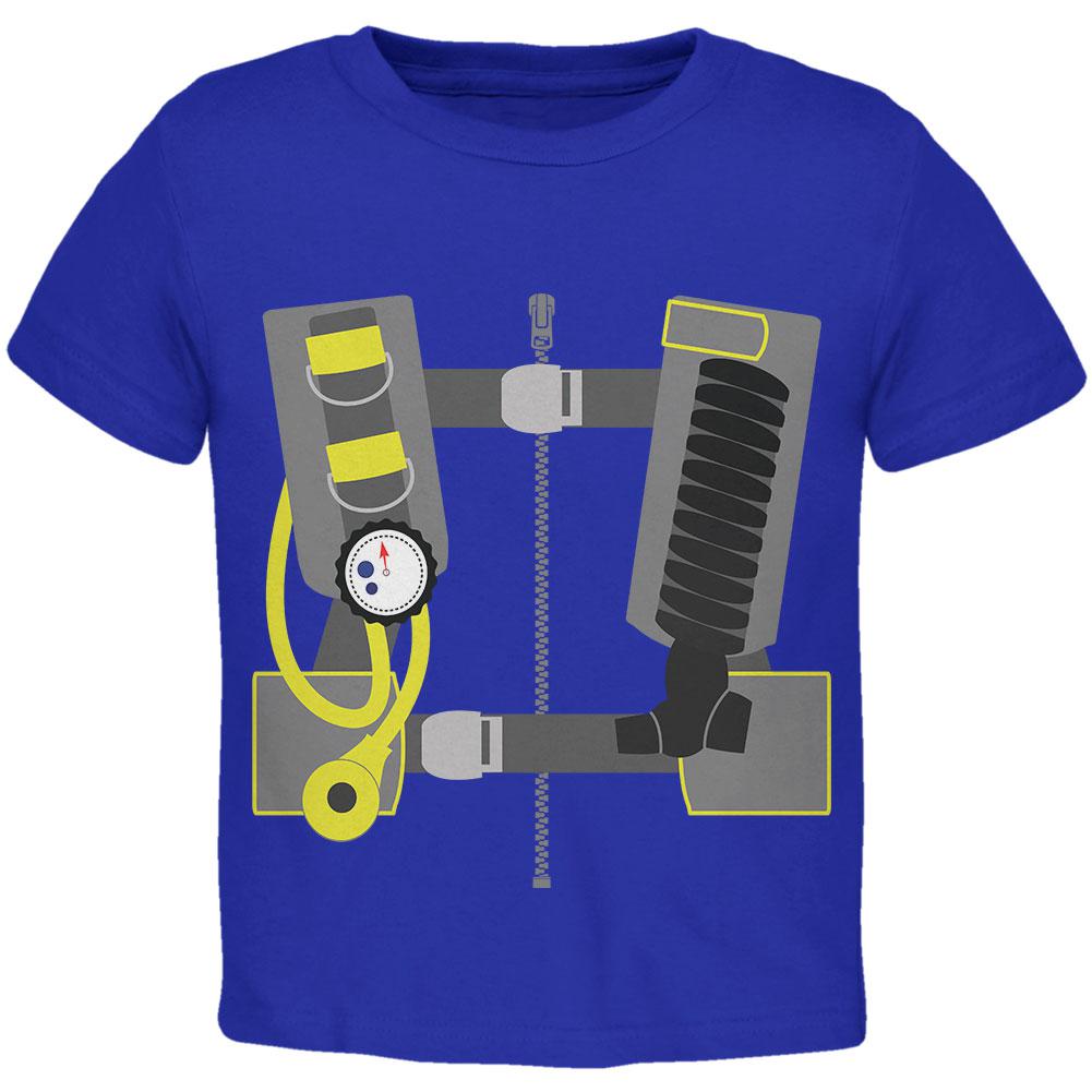 Halloween Costume Scuba Diver Costume Toddler T Shirt Toddler T-Shirts Old Glory 2T Blue