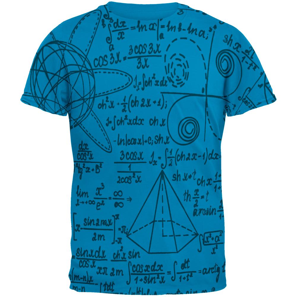 Math Geek Formula Mens T Shirt Men's T-Shirts Old Glory SM Sapphire