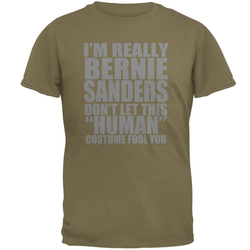 Halloween Election Bernie Sanders Costume Mens T Shirt Men's T-Shirts Old Glory 2XL Brown