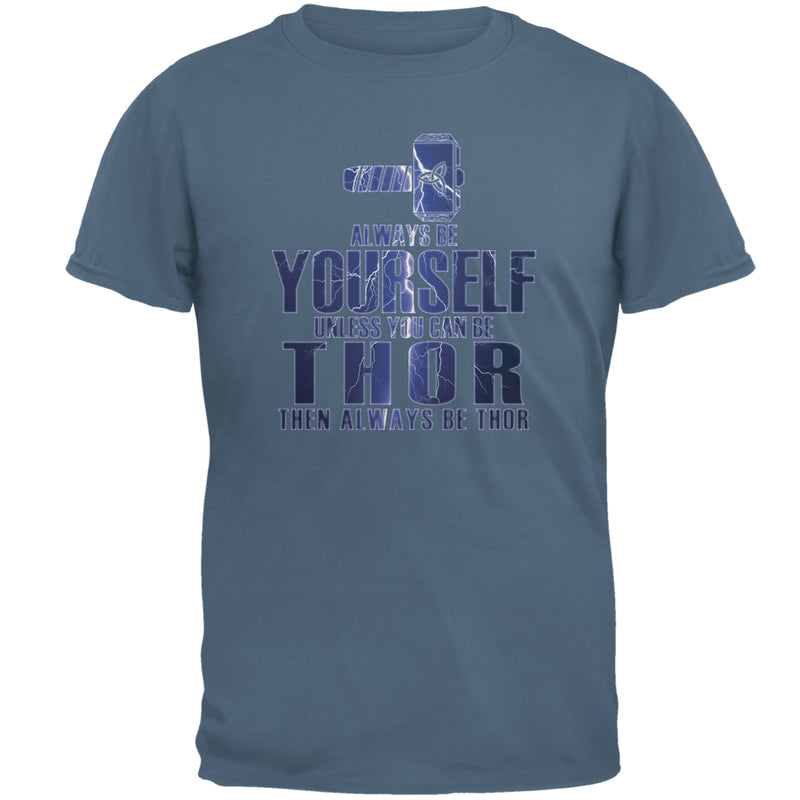 Always Be Yourself Thor Mens T Shirt Men's T-Shirts Old Glory 2XL Blue