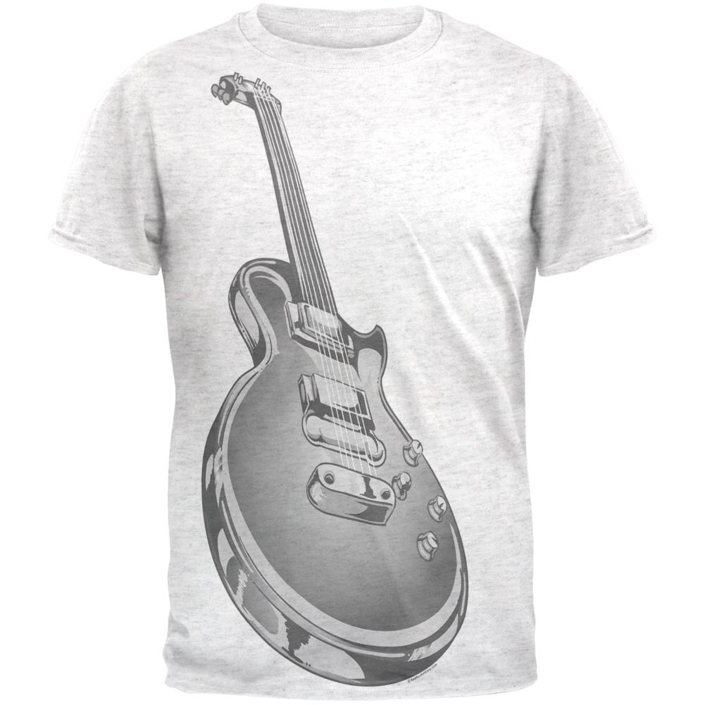 Electric Guitar Mens T Shirt Men's T-Shirts Old Glory 2XL White