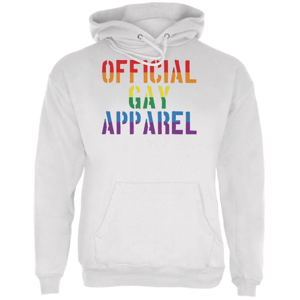 Christmas Official Gay Apparel Mens Hoodie Men's Hoodies Old Glory LG White