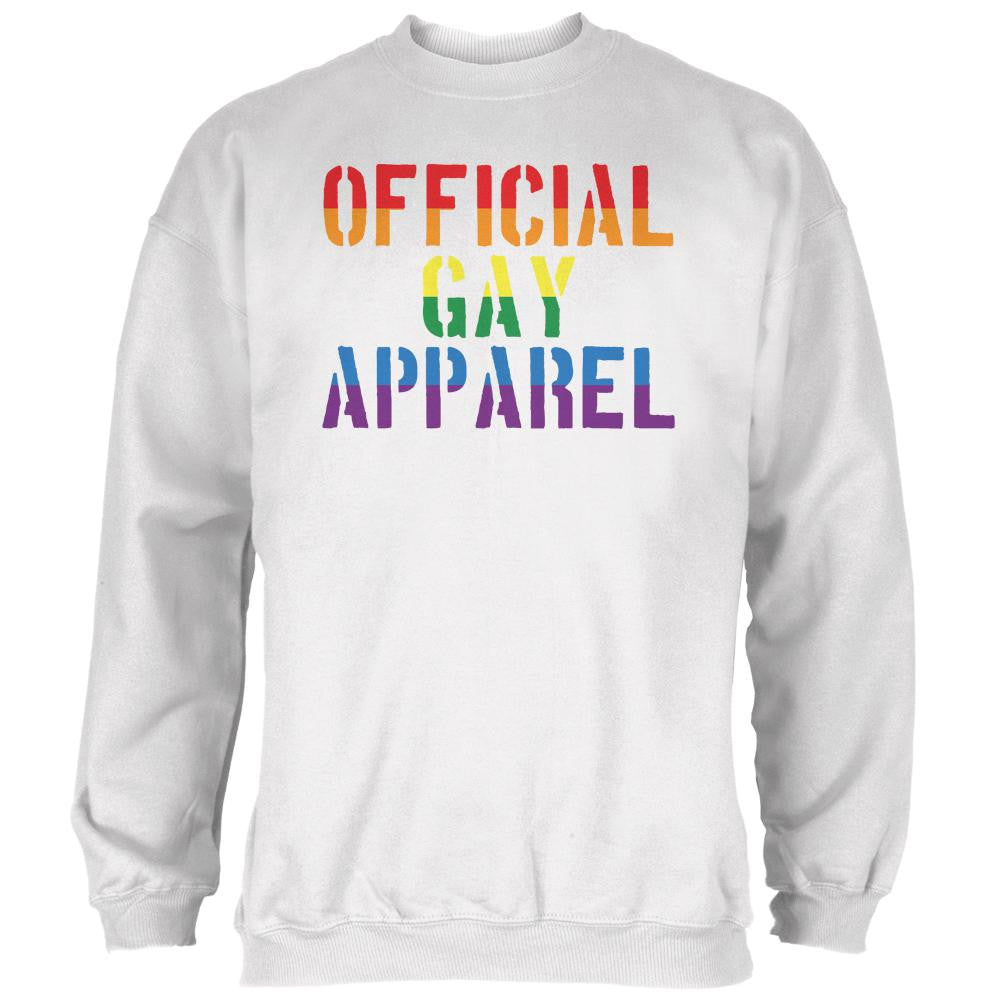 Christmas Official Gay Apparel Mens Sweatshirt Men's Sweatshirts Old Glory 2XL White