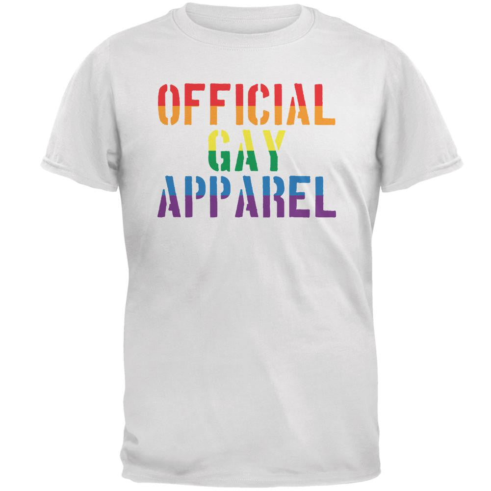 Christmas Official Gay Apparel Mens T Shirt Men's T-Shirts Old Glory 2XL White