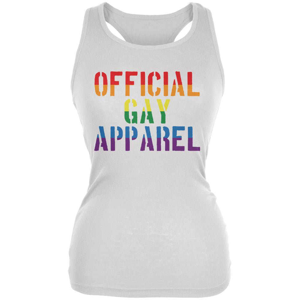 Christmas Official Gay Apparel Juniors Soft Tank Top Juniors Tank Tops Old Glory 2XL White