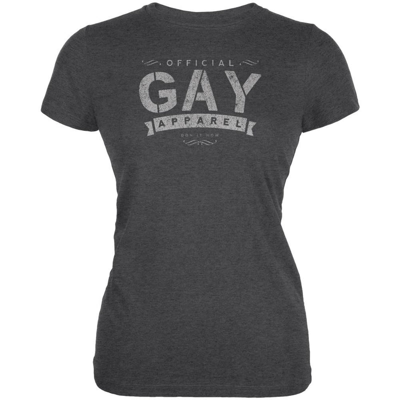 Christmas Official Gay Apparel Vintage Retro Funny Juniors Soft T Shirt Juniors T-Shirts Old Glory 2XL Black