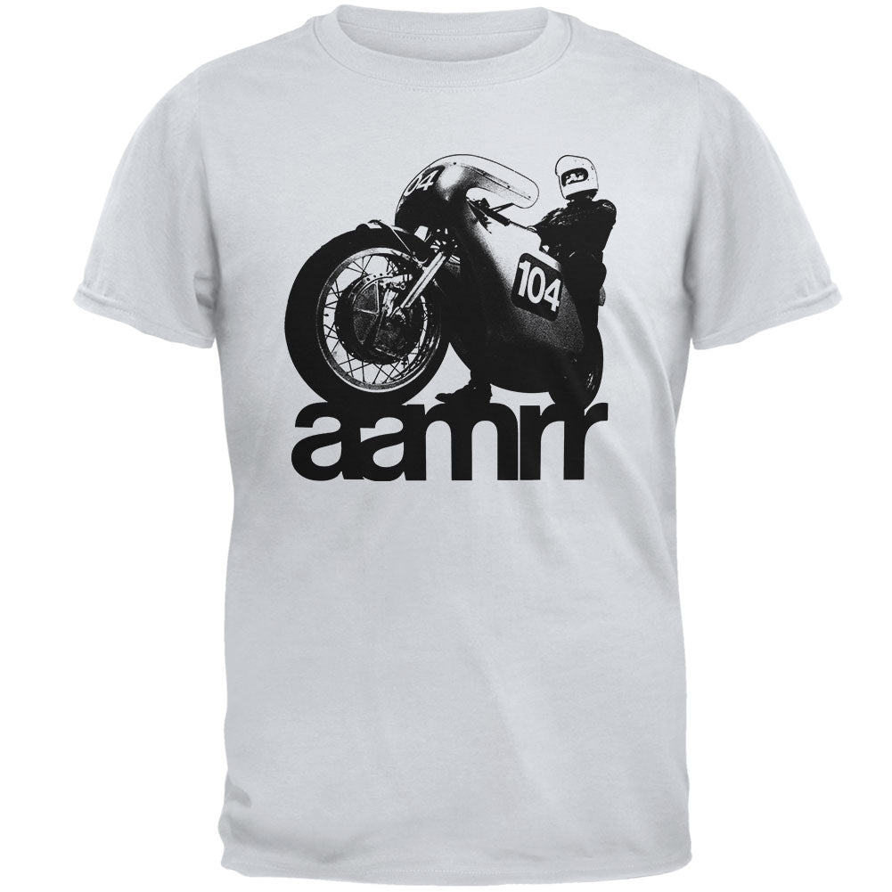 AAMRR is Road Racing Vintage Mens T Shirt Men's T-Shirts Old Glory 2XL White