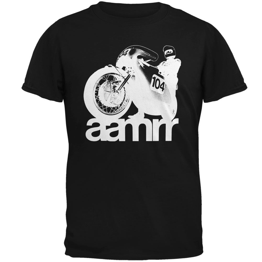 AAMRR is Road Racing Vintage Black Mens T Shirt Men's T-Shirts Old Glory 2XL Black