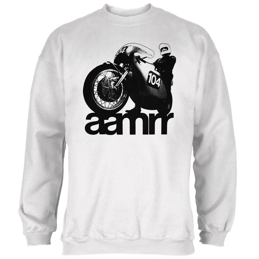 AAMRR is Road Racing Vintage Mens Sweatshirt Men's Sweatshirts global 2XL White