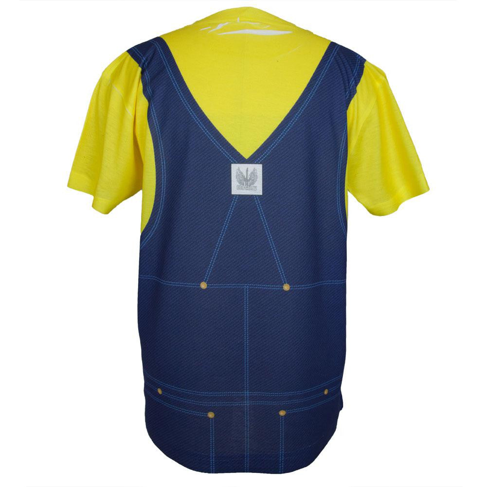 Halloween Overalls Yellow All Over Youth T Shirt Youth T-Shirts Old Glory