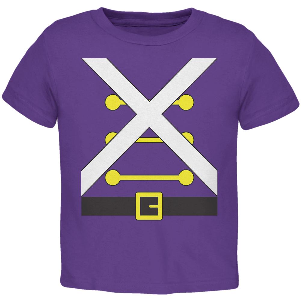 Christmas Toy Soldier Costume Toddler T Shirt Toddler T-Shirts Old Glory 2T Purple