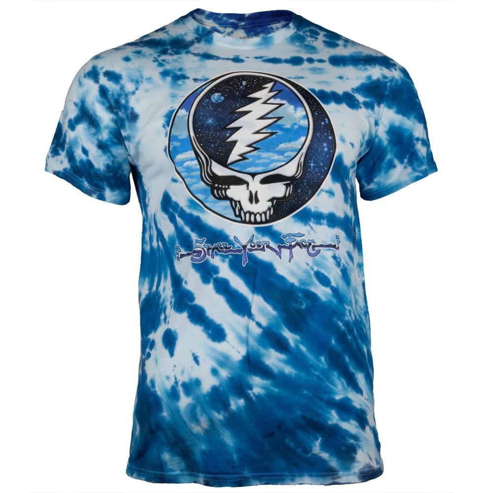 Grateful Dead - Space Your Face Sky Tie Dye T-Shirt Men's T-Shirts Old Glory MD Multi