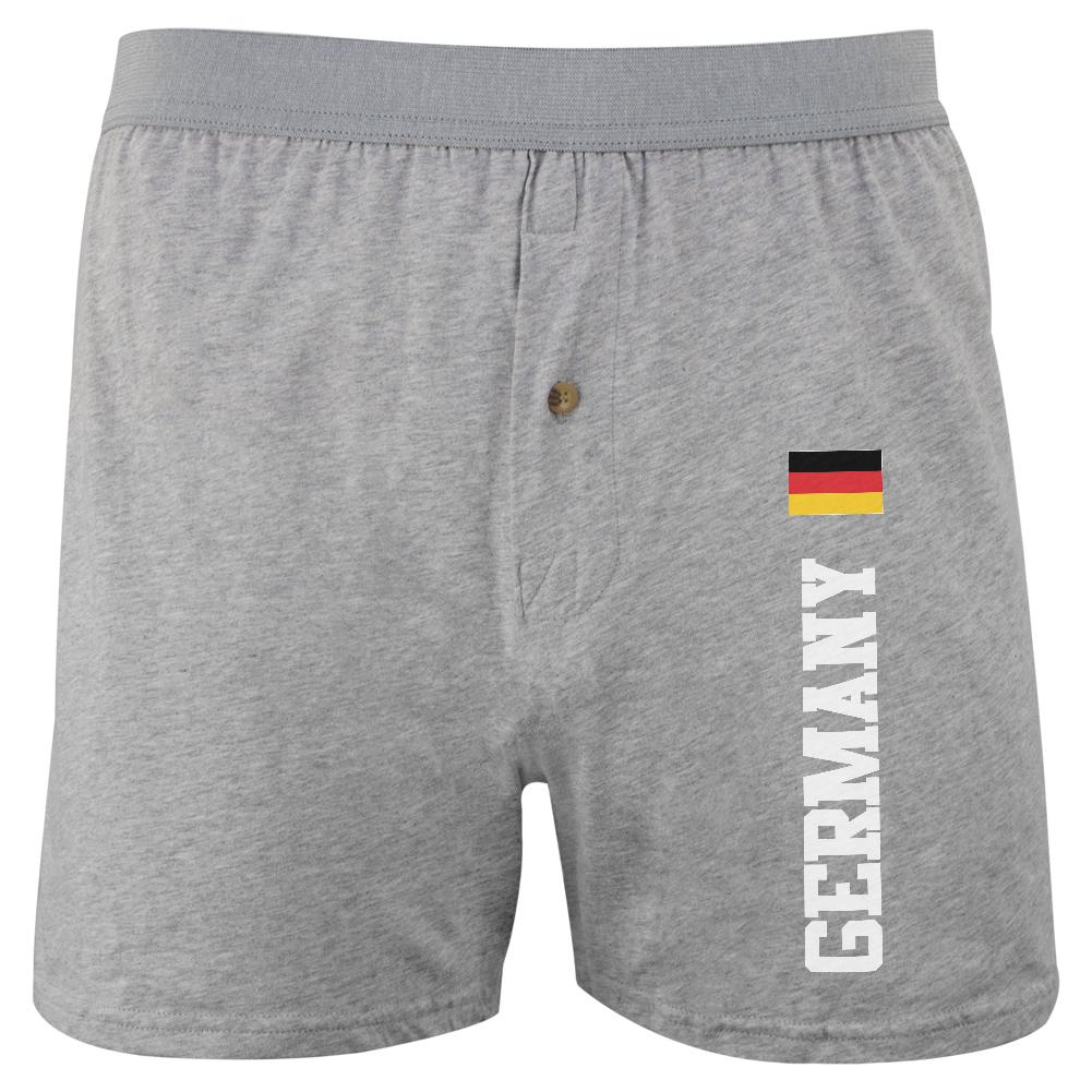 Oktoberfest Germany Flag World Cup Soft Knit Boxer Men's Boxers & Briefs Old Glory 2XL Heather