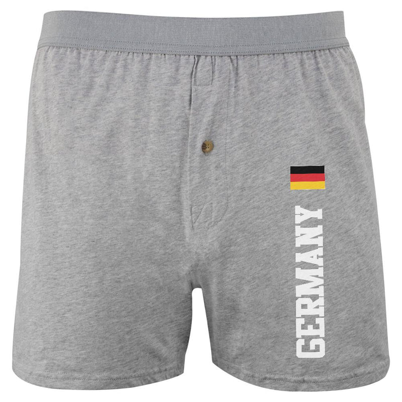 Oktoberfest Germany Flag World Cup Soft Knit Boxer Men's Boxers & Briefs Old Glory 2XL Heather