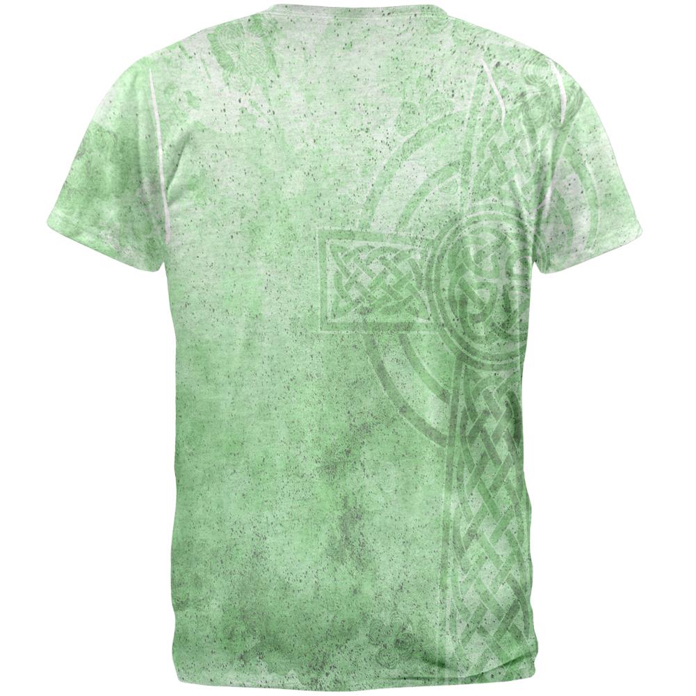 St. Patricks Day Dirty Irish Celtic Cross Mens T Shirt Men's T-Shirts Old Glory