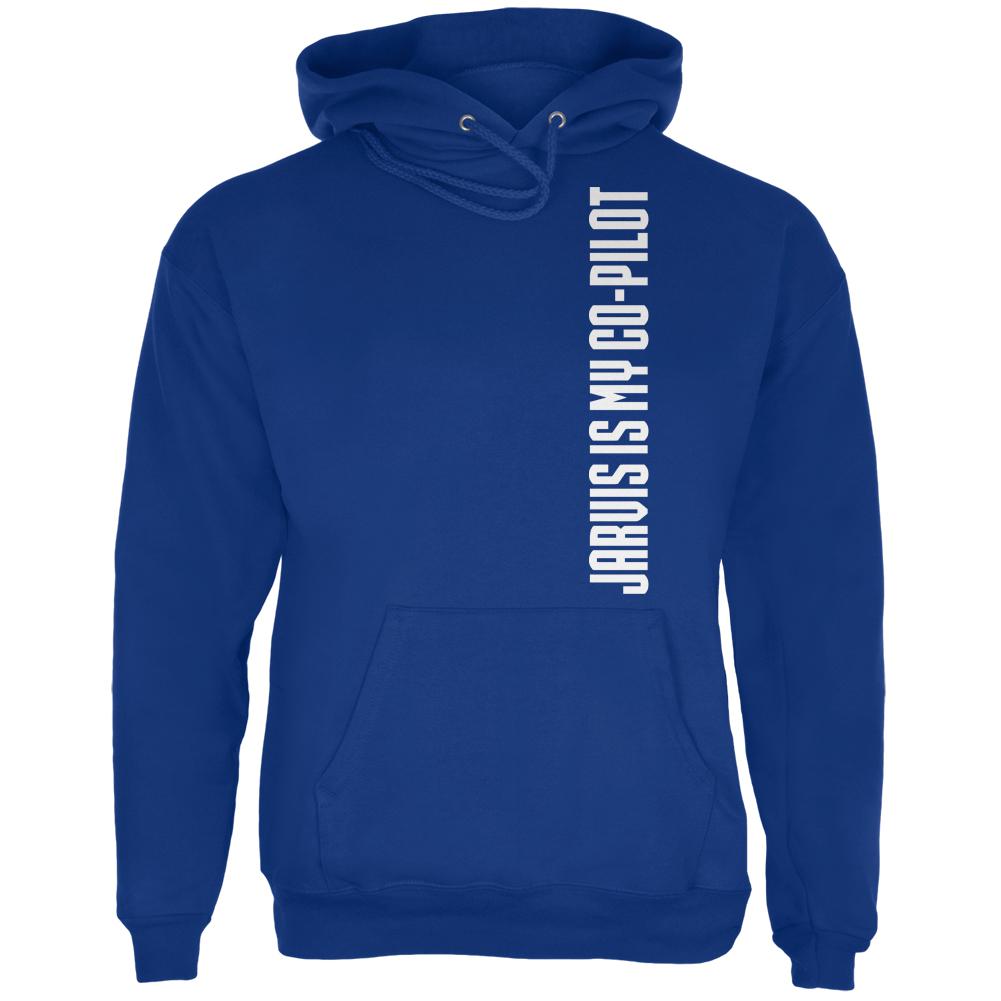 Jarvis Is My Copilot Mens Hoodie Men's Hoodies Old Glory 2XL Deep Royal