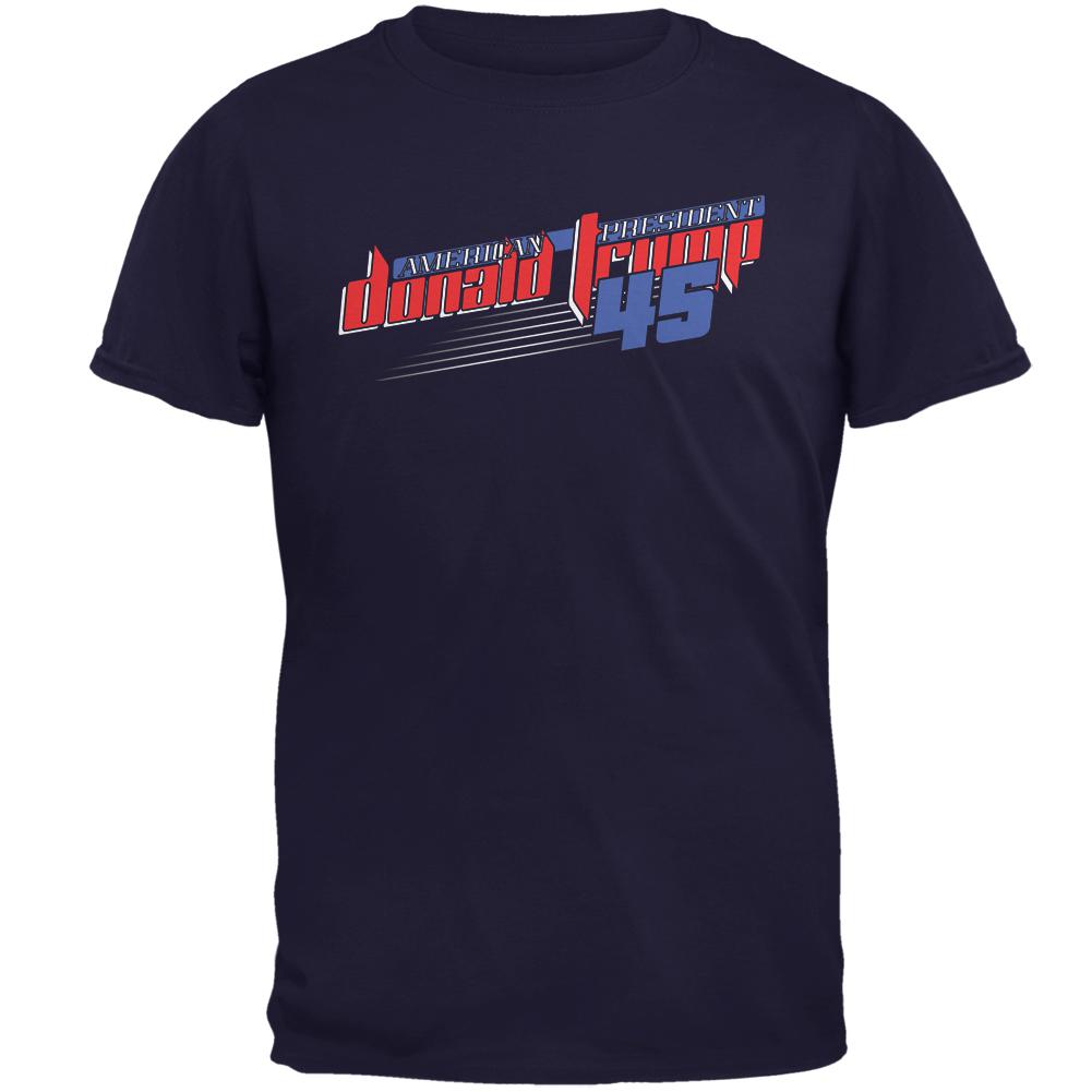Donald Trump American President 45 2017 Mens T Shirt Men's T-Shirts Old Glory 2XL Navy